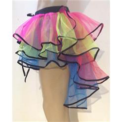 Sexy Neon Rainbow Layered Tutu Petticoat HG9348