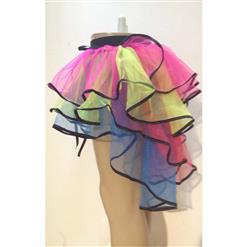 Sexy Neon Rainbow Layered Tutu Petticoat HG9348