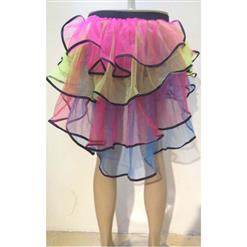 Sexy Neon Rainbow Layered Tutu Petticoat HG9348