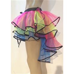 Sexy Neon Rainbow Layered Tutu Petticoat HG9348