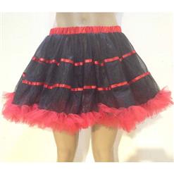 Black Split Joint Red Petticoat HG9351