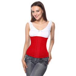 Steel Boned Lace Waist Cincher Underbust Corset N9407