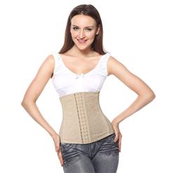 Apricot Lace Steel Boned Underbust Corset N9408