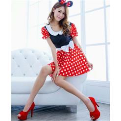 Cute Mickey Mouse Fancy Dress Costume N9650