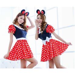 Cute Mickey Mouse Fancy Dress Costume N9650