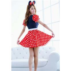 Cute Mickey Mouse Fancy Dress Costume N9650