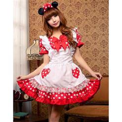 Hot Sale Cute Red Mickey Mouse Halloween Costume N9651