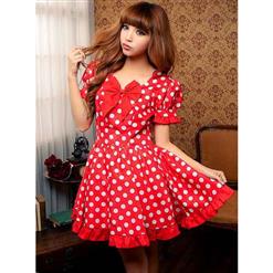Hot Sale Cute Red Mickey Mouse Halloween Costume N9651