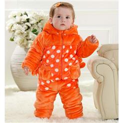 Lovely Orange Crab Shape Baby Romper N9787