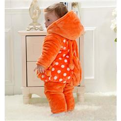 Lovely Orange Crab Shape Baby Romper N9787