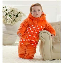 Lovely Orange Crab Shape Baby Romper N9787