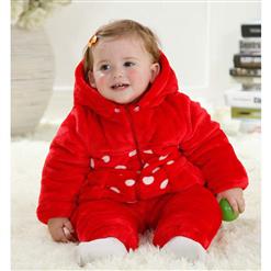 Lovely Red Crab Shape Baby Romper N9789