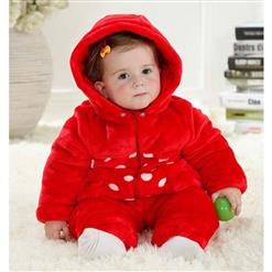 Lovely Red Crab Shape Baby Romper N9789