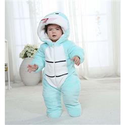 Lovely Blue Snake Shape Baby Romper Costume N9796