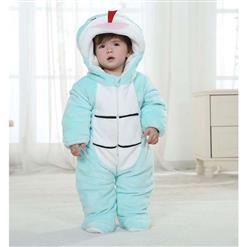 Lovely Blue Snake Shape Baby Romper Costume N9796