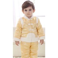 Classical Yellow Baby Tang Suit Costume N9799