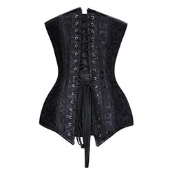 26 Steel Bones Jacquard Weave Overbust Corset N9892