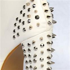 Punk Rivets Chunky Heeled Boots SWB80020