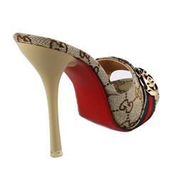 Satin Platform Mules SWH11051