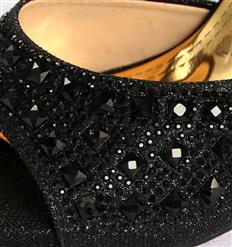 Elegance Rhinestone Slip-on Mules SWH11080