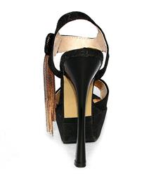 Tassels Satin Platform Sandals SWS20069