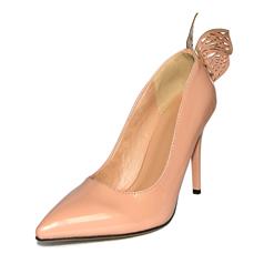 Pointed Toe High Heels, Butterfly Pattern High-heeled Shoes, Apricot High Heels,  #SWS20196