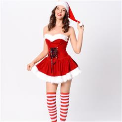 Mini Holiday Dress, Inexpensive Christmas Gifts, Sexy Christmas Dresses,Lovely Red Christmas Mini Holiday Dress,#XT00027