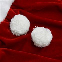 Women's Sexy Santa's Velet Skirt Sets Christmas Costume XT15270