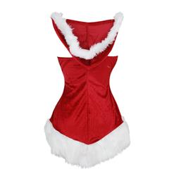 Christmas Beauty Hooded Dress XT6538