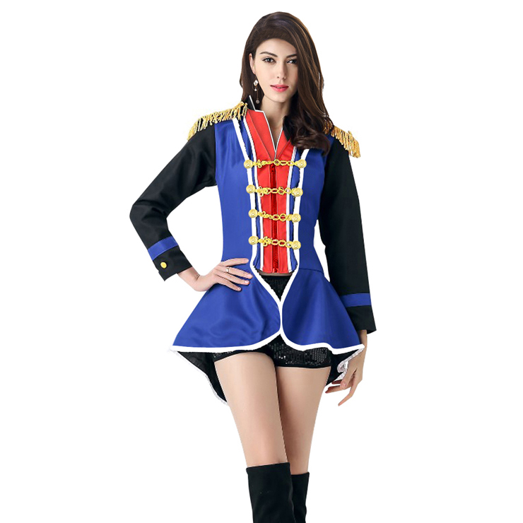 Honor Majorette Drum Leader Baton Gril Halloween Costume Uniform N11672-Sexy Costume-wholesale