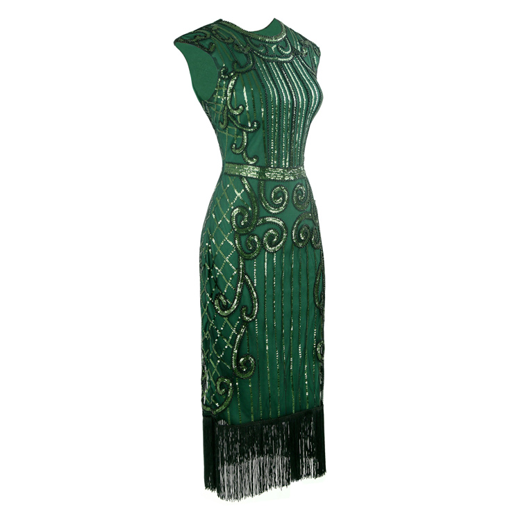 cap sleeve flapper dress