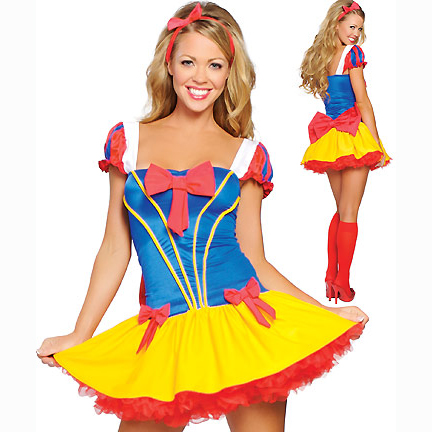 Two Piece Enchanting Snow Costume N1625