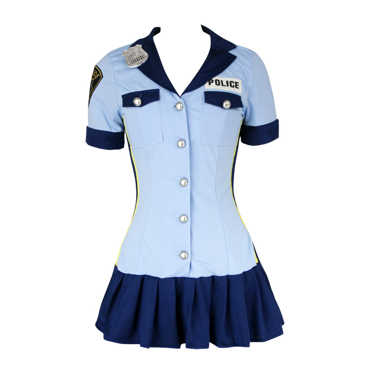 Sexy Policewoman Uniform Cop Cosplay Costume N17933