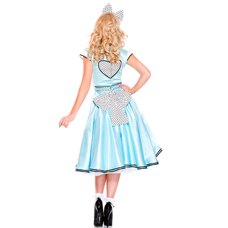 Adorable Alice Light Blue Wonderland Role Play Costume N18683