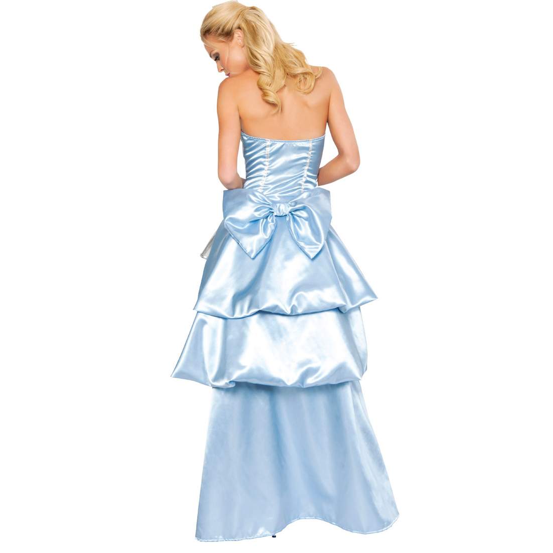 Women's Deluxe Light Blue Midnight Princess Dress Cosplay Costume N4002