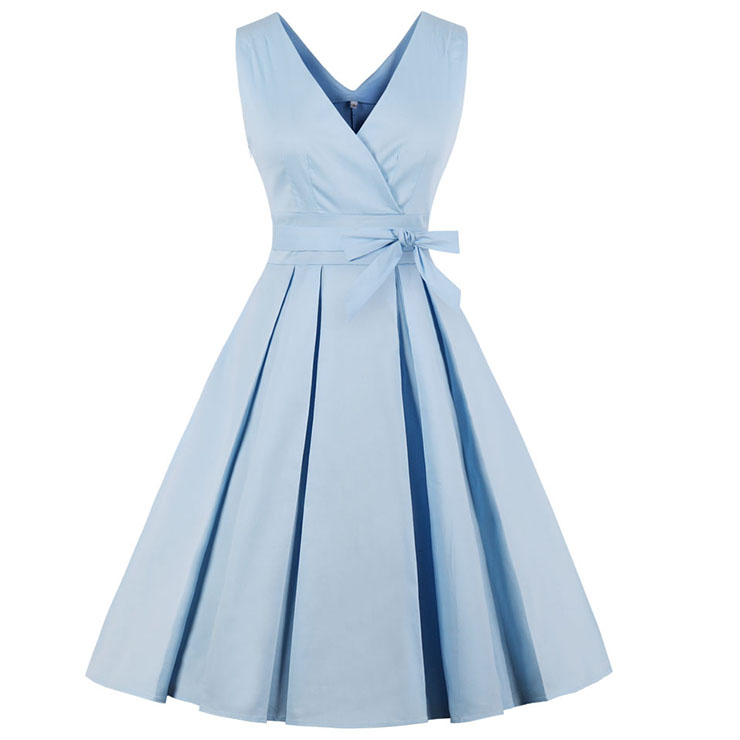ladies light blue dress