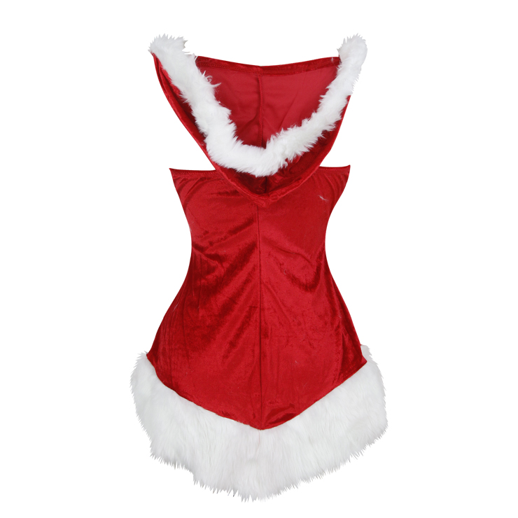 Christmas Beauty Hooded Dress XT6538